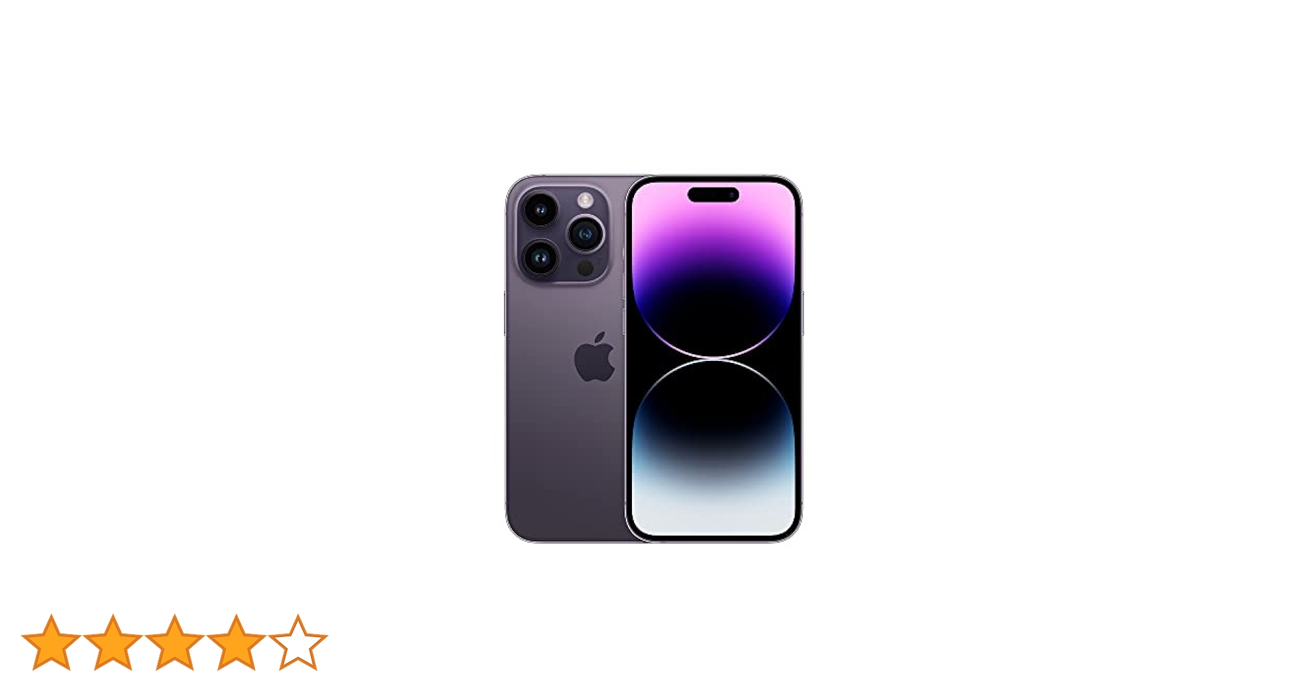 Apple iPhone 14 Pro, 128GB, Deep Purple - Unlocked (Renewed